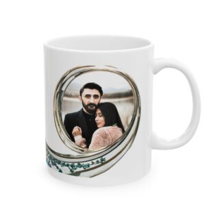 Custom coffee mug photo mug Modern gem ornaments mug